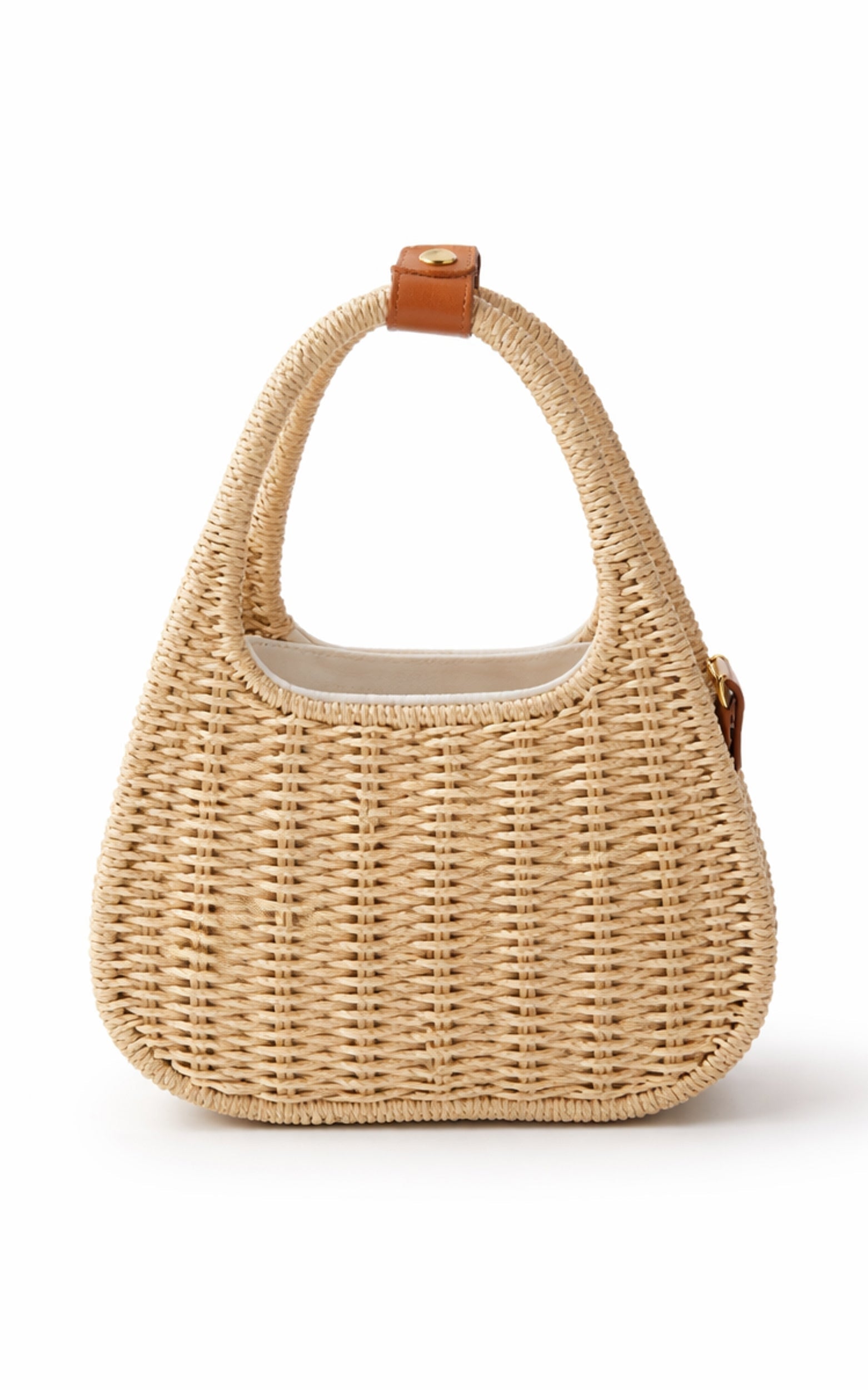 Makayla Bag- Straw Crossbody Bag in Natural
