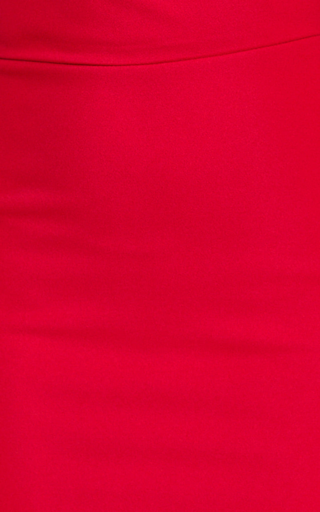 Nalfie Mini Dress - Tipped Shoulder Jersey Drape Dress in Red