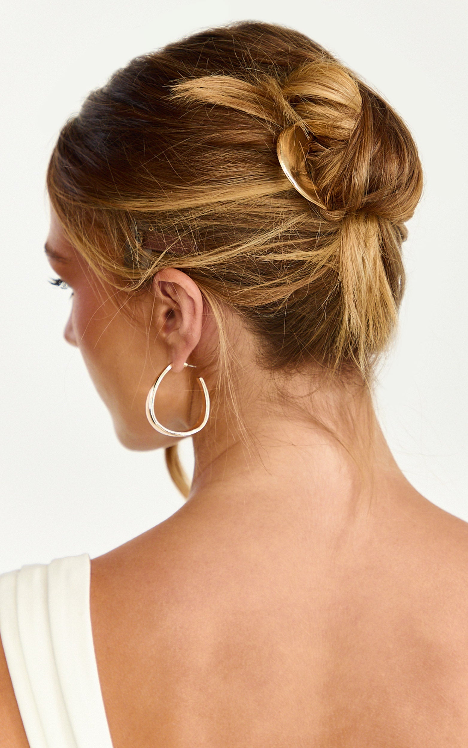 Nicole Hair Pin - French Hair Pin in Gold