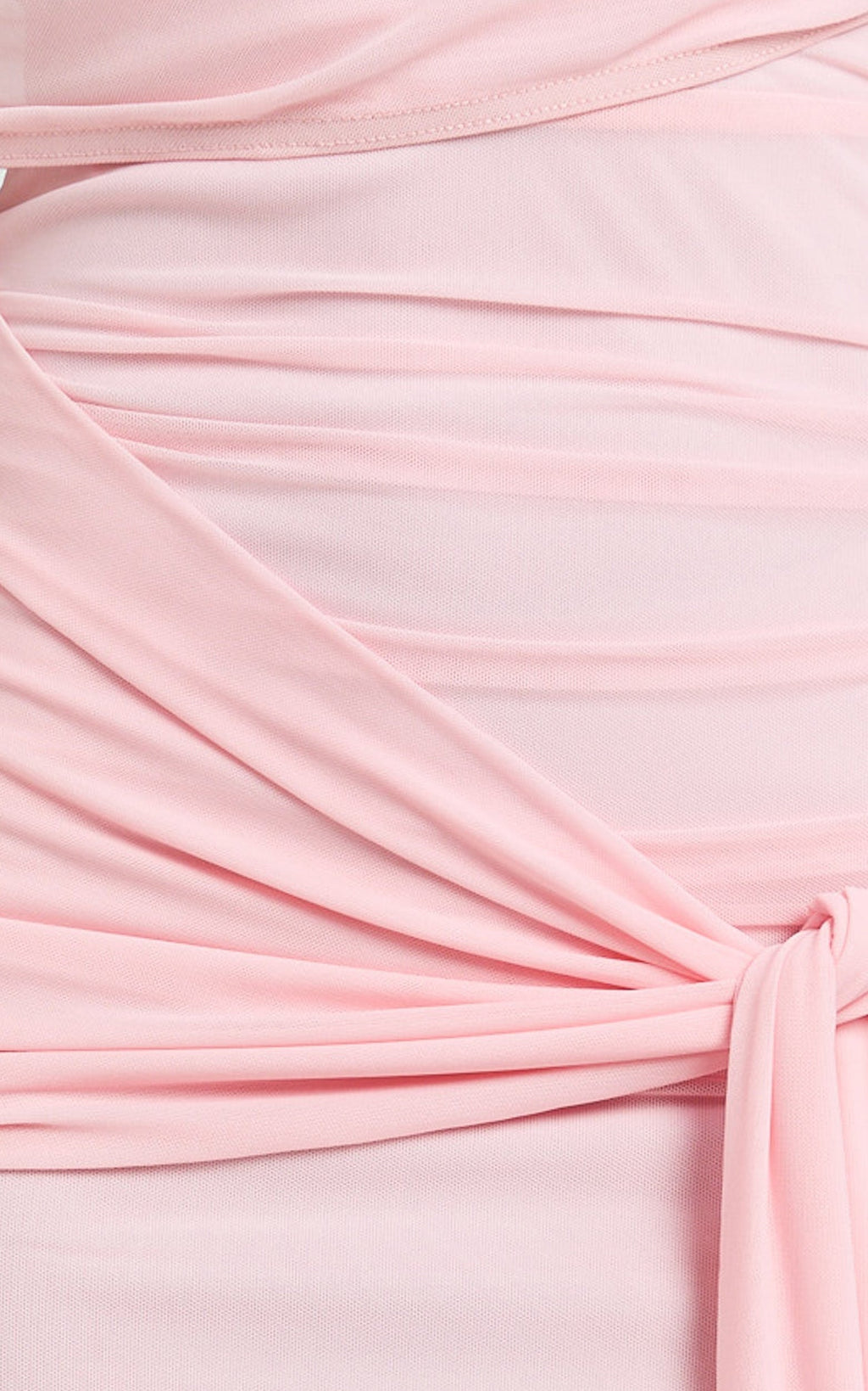Nicolette Maxi Dress - Cape Sleeve Off Shoulder Dress in Pink