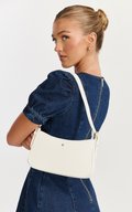 Peta and Jain - Lilu Shoulder Bag in White Pebble