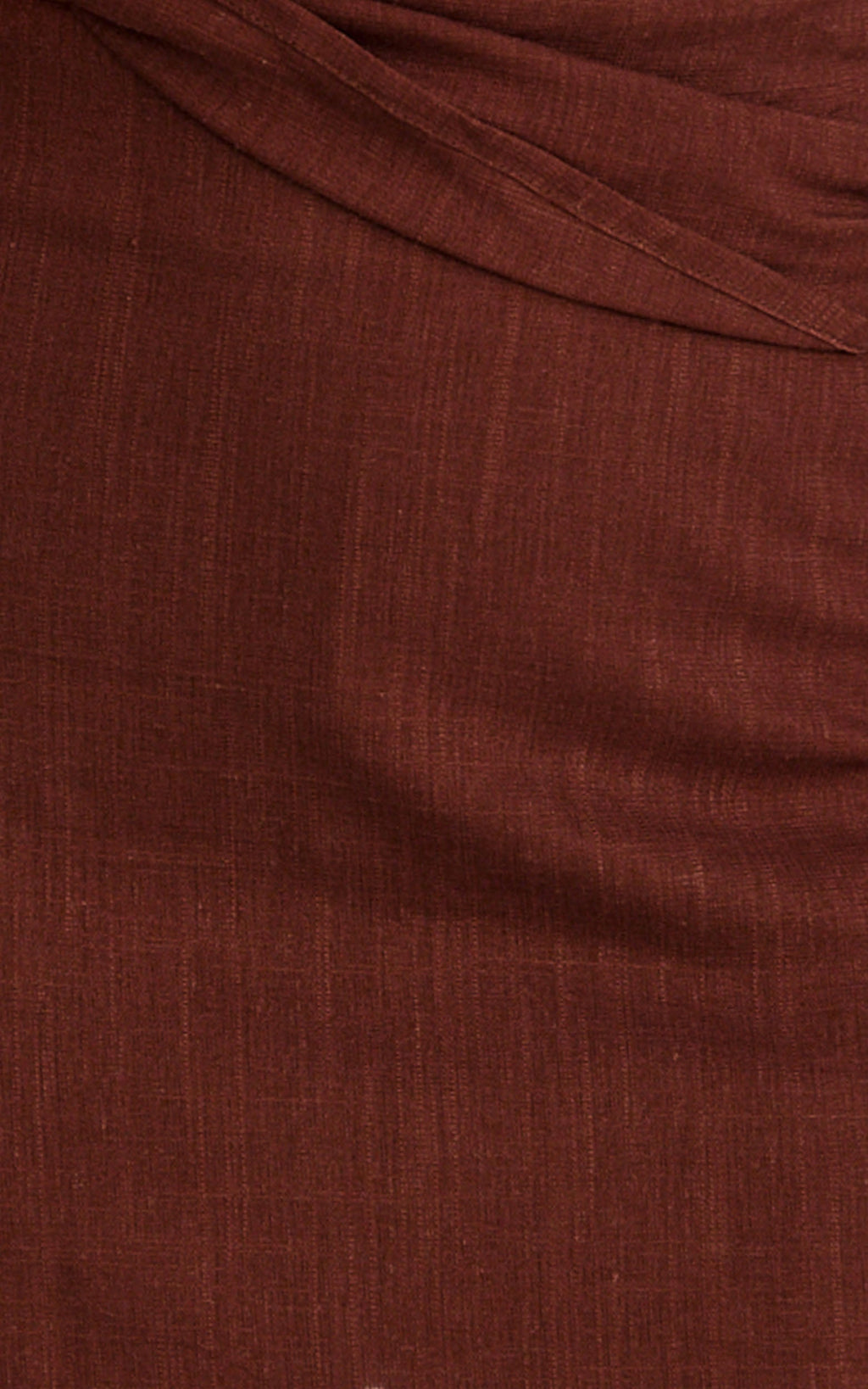 Robilyn Skort - Linen Look Skort in Chocolate