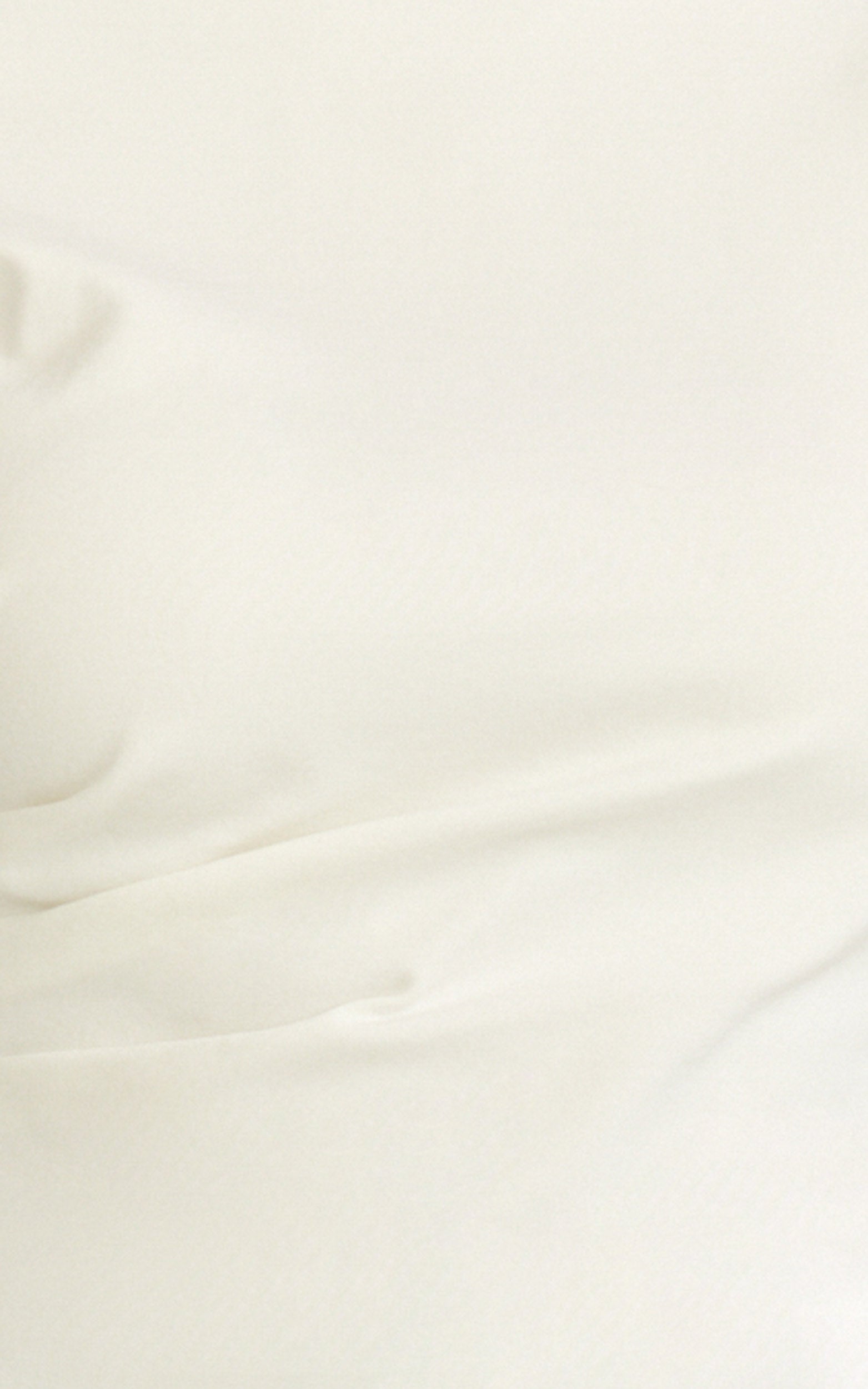 Rosalie Top - Asym Ruched Tshirt in White