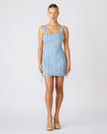 GIANKA Hazey Blue Denim Lace-Up Women's Mini Dress | Steve Madden
