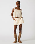 DARELLA Natural Denim Women's Mini Skirt | Steve Madden