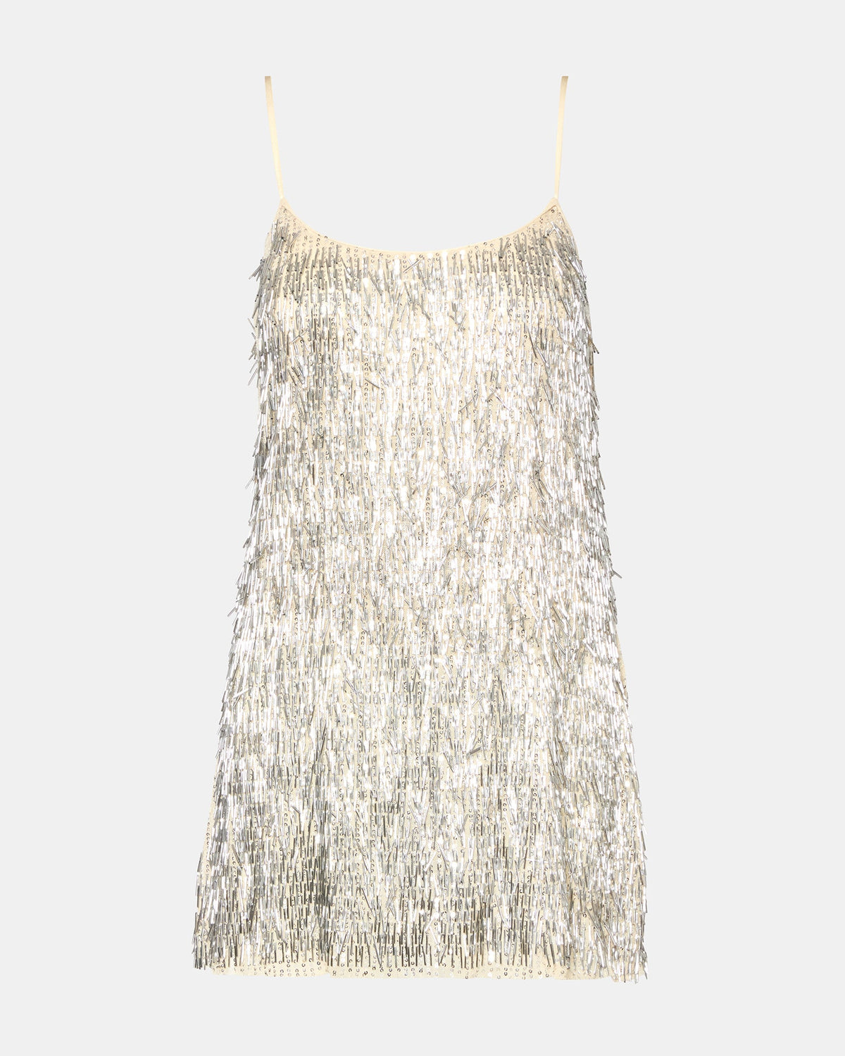 LISSIE DRESS ANTIQUE SILVER