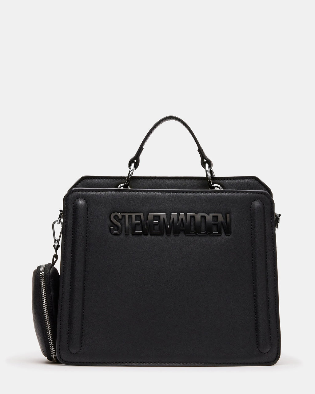 EVELYN Bag Black | Women's Top Handle Crossbody Bag | Steve Madden