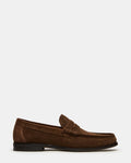 HUCKLE Dark Brown Slip-On Men's Loafer | Steve Madden