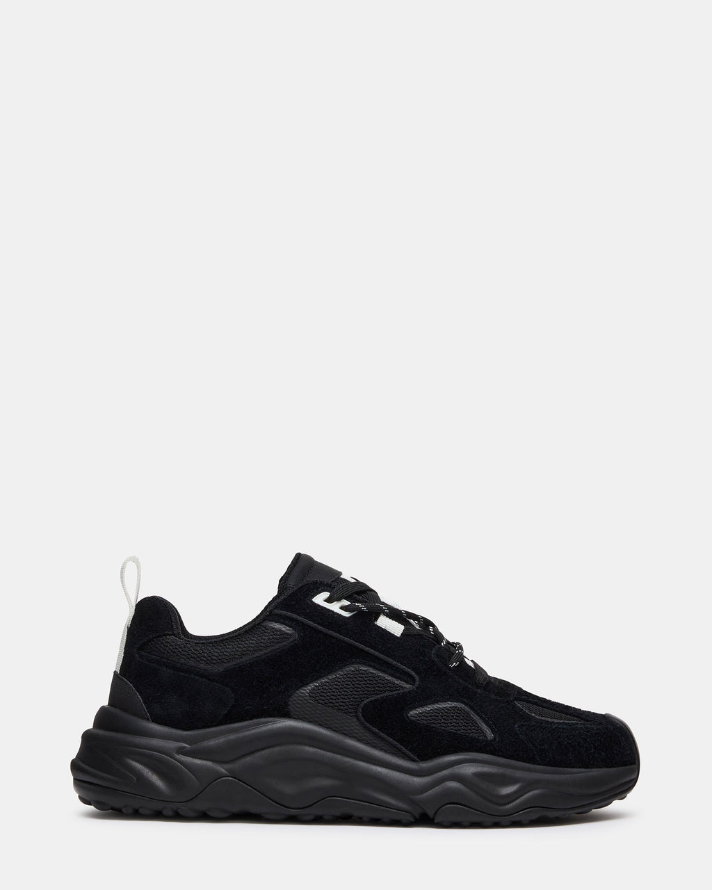 SHILOH Black Multi Low-Top Lace-Up Chunky Men's Sneaker | Steve Madden