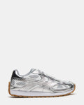 XYLO Silver Low-Top Lace-Up Men's Sneakers | Steve Madden