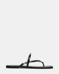 CATALINA Jelly Black Thong Square-Toe Women's Sandal | Steve Madden