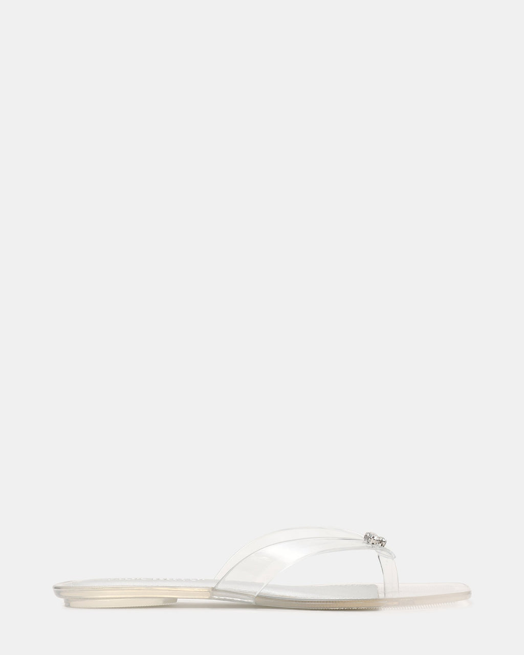 TRELLA Jelly Clear Square-Toe Thong Women's Sandal | Steve Madden