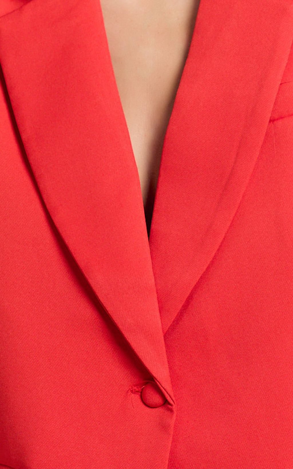 Selena Blazer - Oversized Single Breasted Blazer in Red
