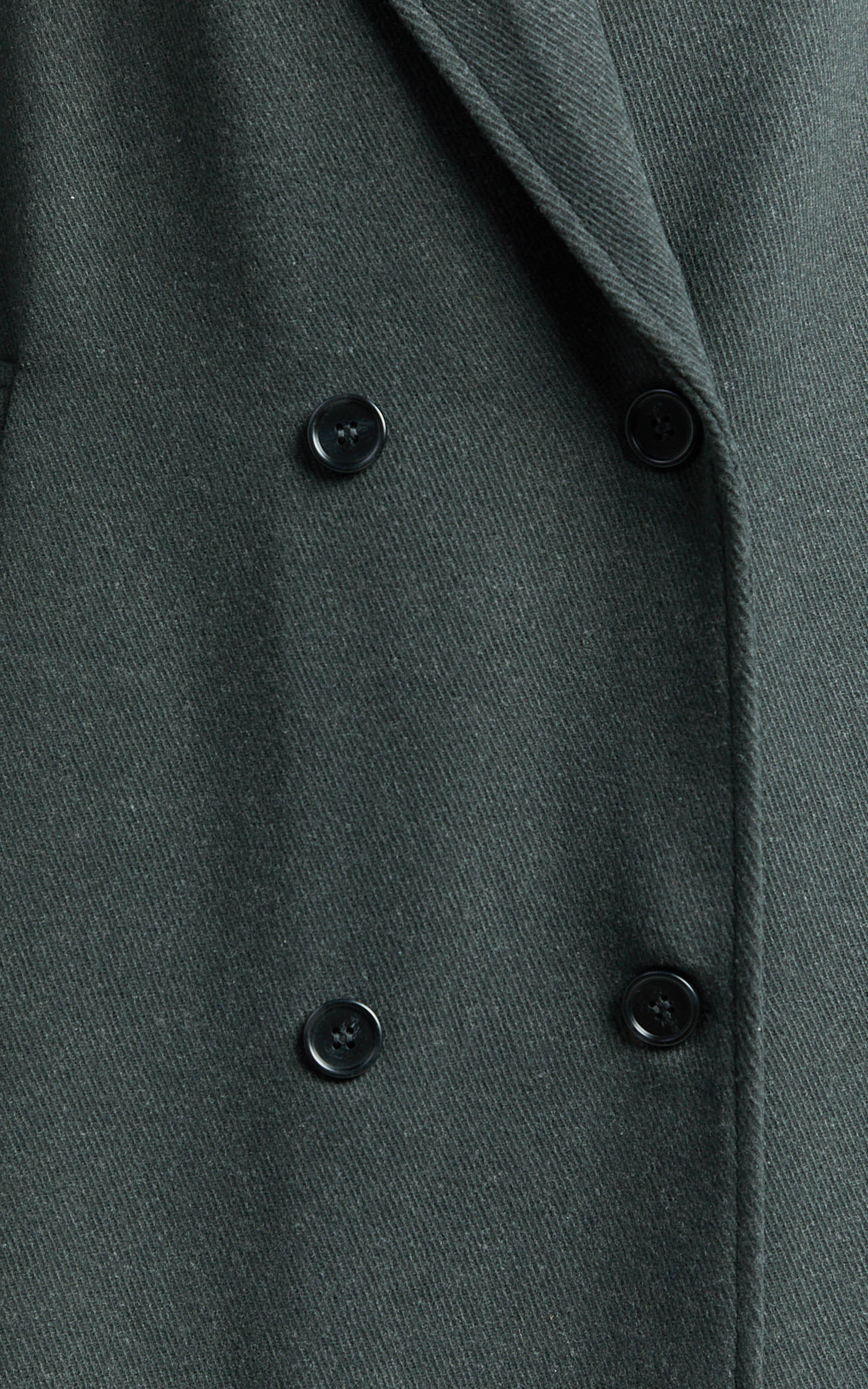 Silvena Coat - Oversized Longline Tailored Coat in Slate Grey