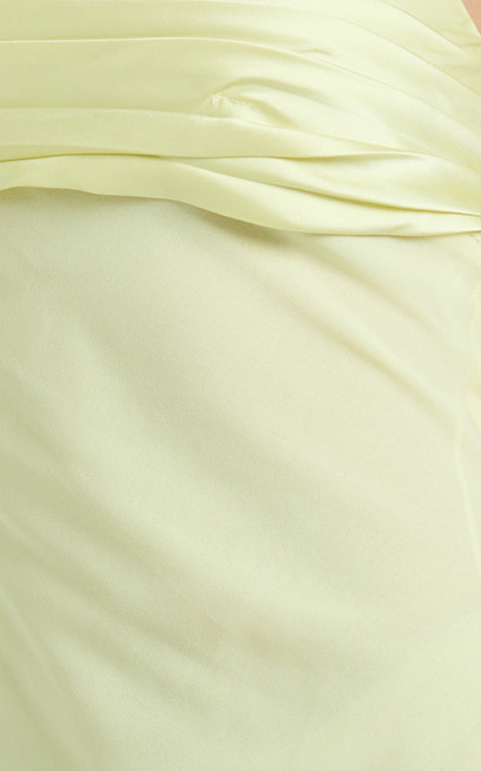 Sonya Maxi Dress - Cowl Neck Asymmetric Fit And Flare Dress in Lemon