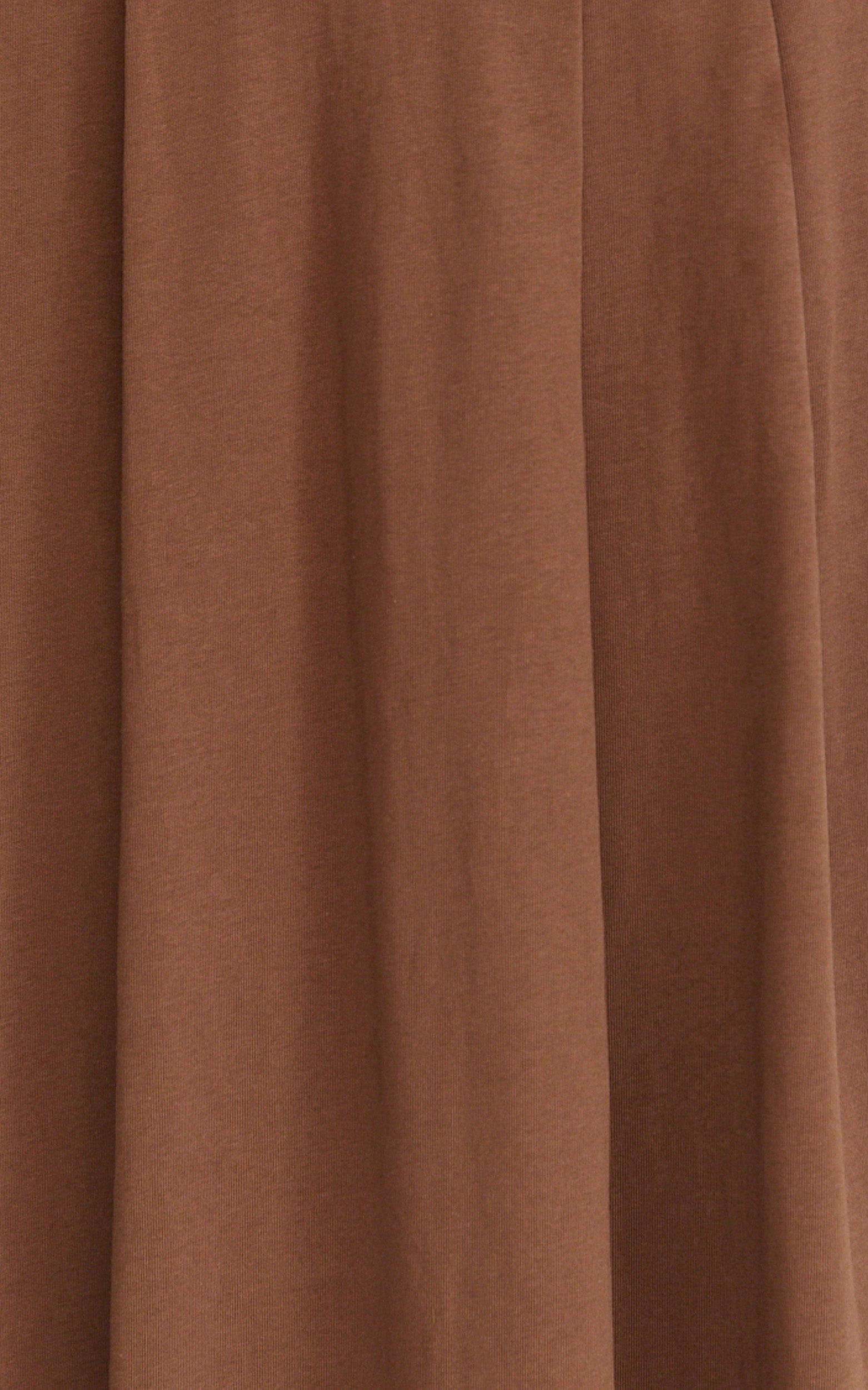 Tami Midi Dress - Off Shoulder Dress in Chocolate