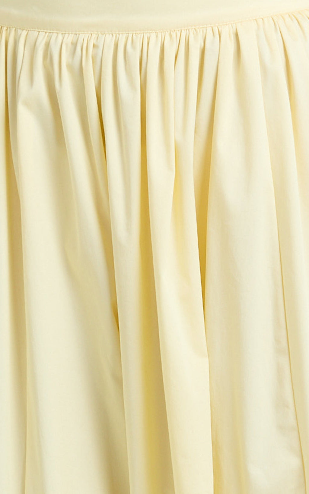 Tegan Two Piece Set - Straight Neck Micro Crop Top and A Line Maxi Skirt Set in Butter Yellow