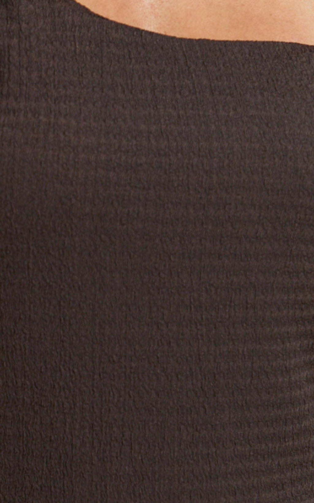 Tilly Mini Dress - Dropped Waist Tierred Dress in Chocolate
