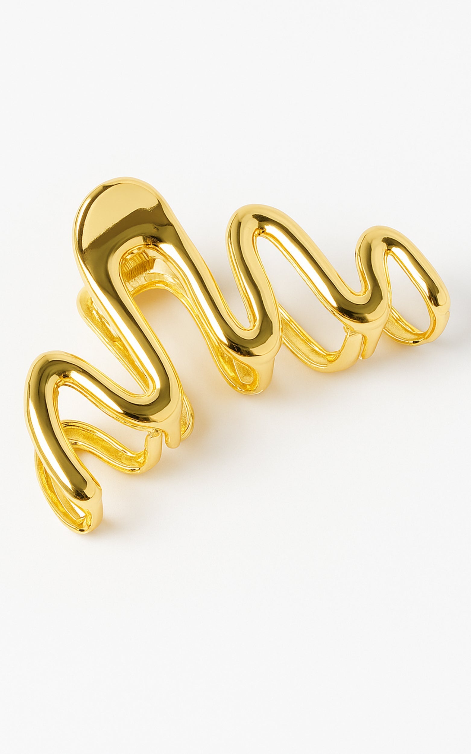 Wendy Hair Clip - Wavy Hair Clip in Gold