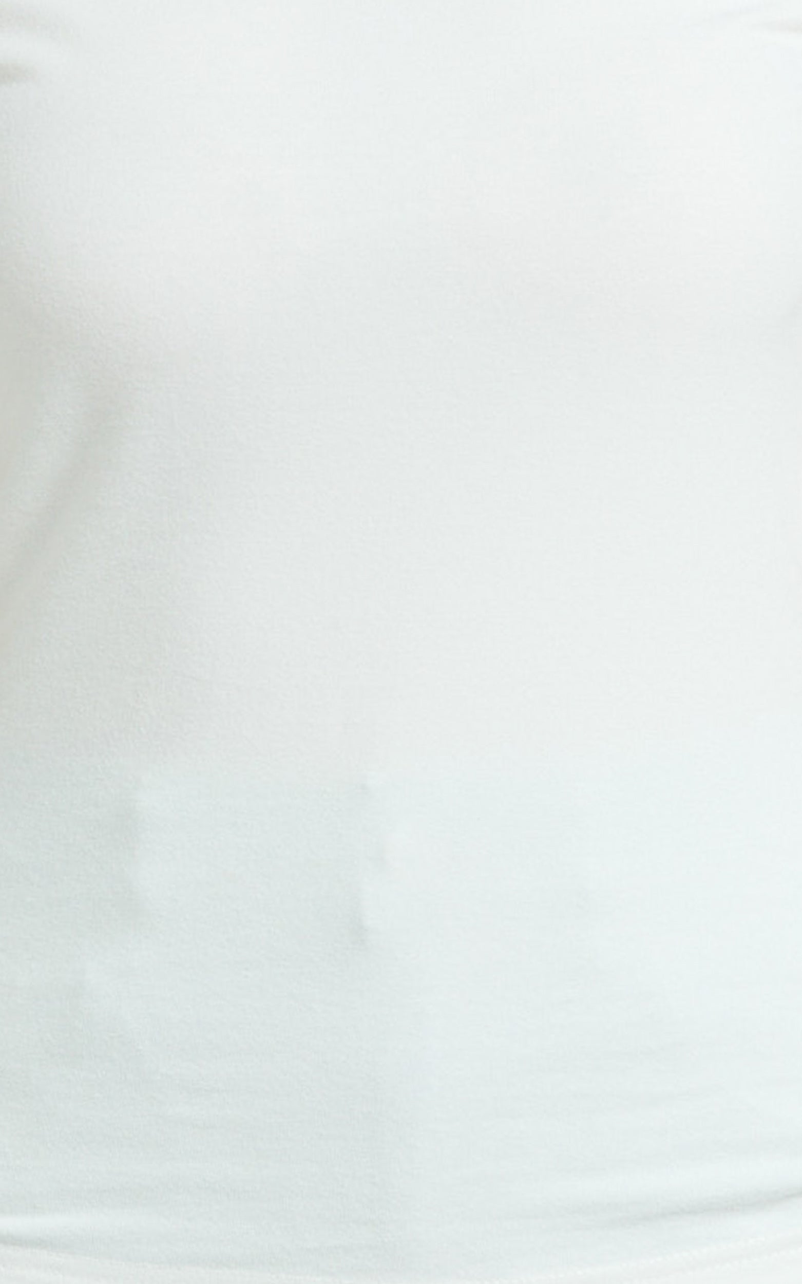 Whitney Tee Shirt - High Crew Neck in White