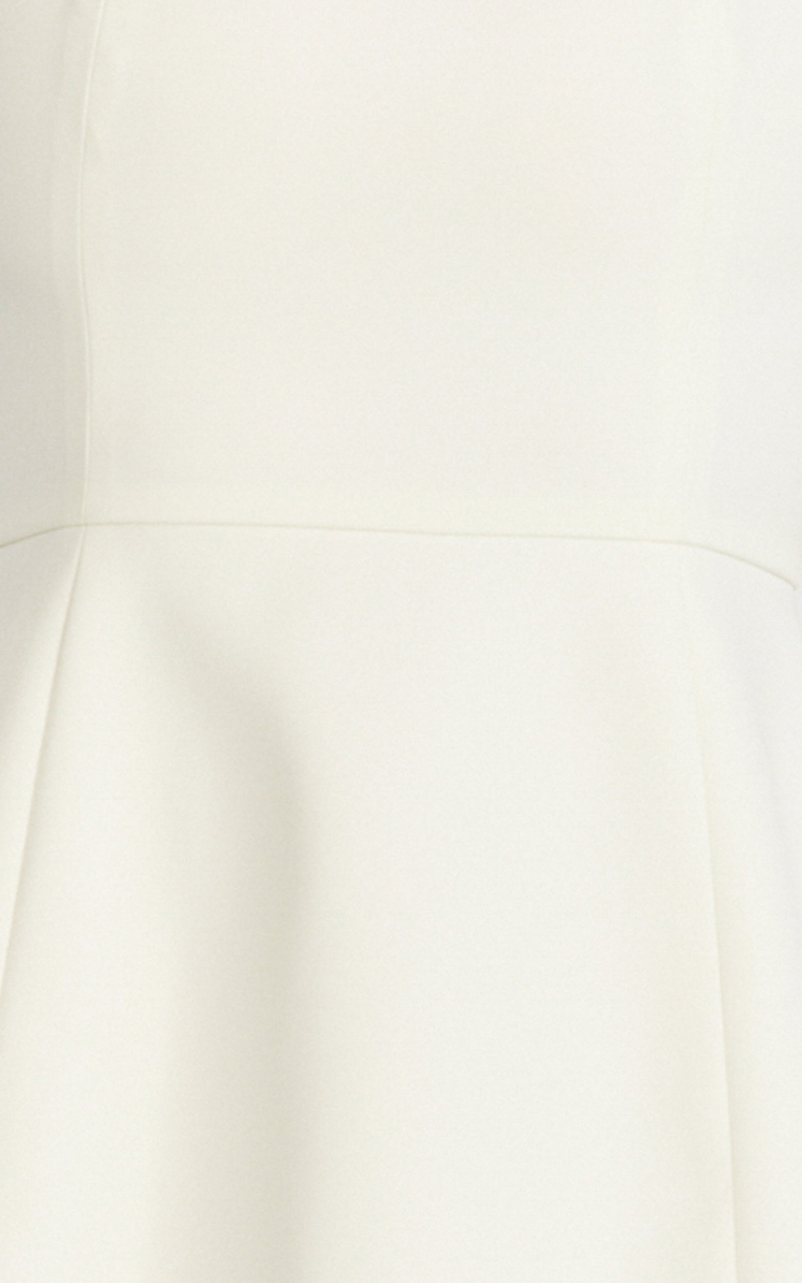 Zinnia Mini Dress - Square Neck Tulip Dress in White