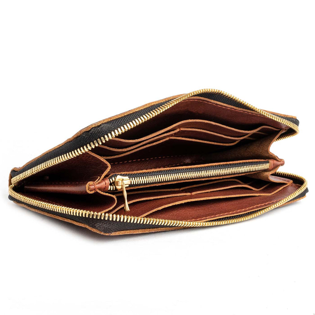 Accordion Zip Wallet
