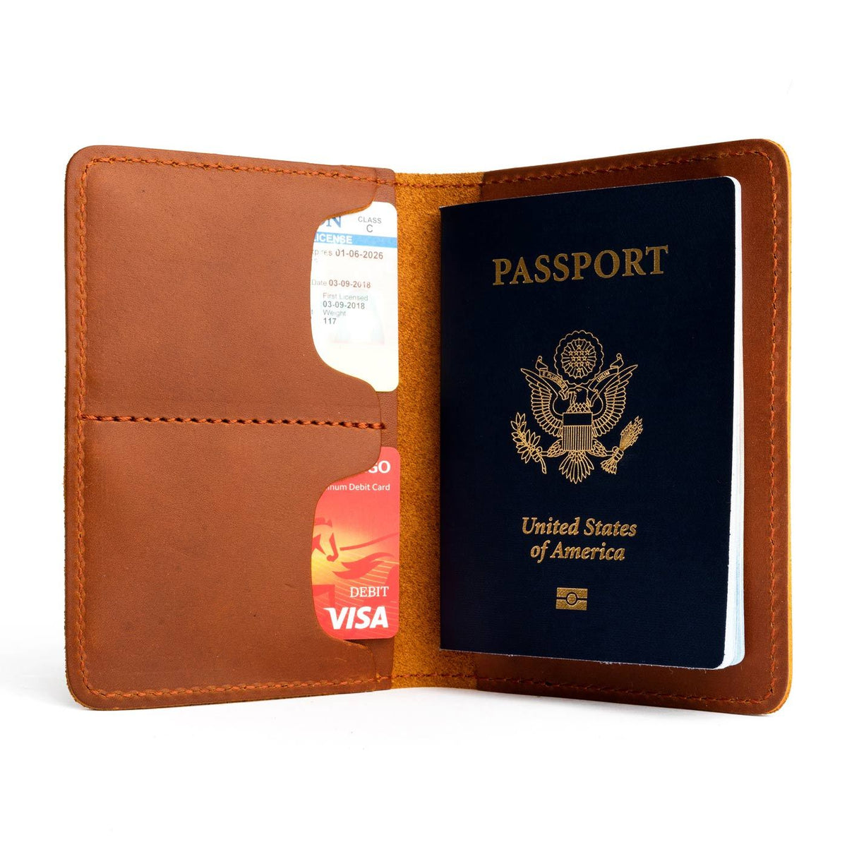 Almost Perfect' Leather Modern Passport Holder