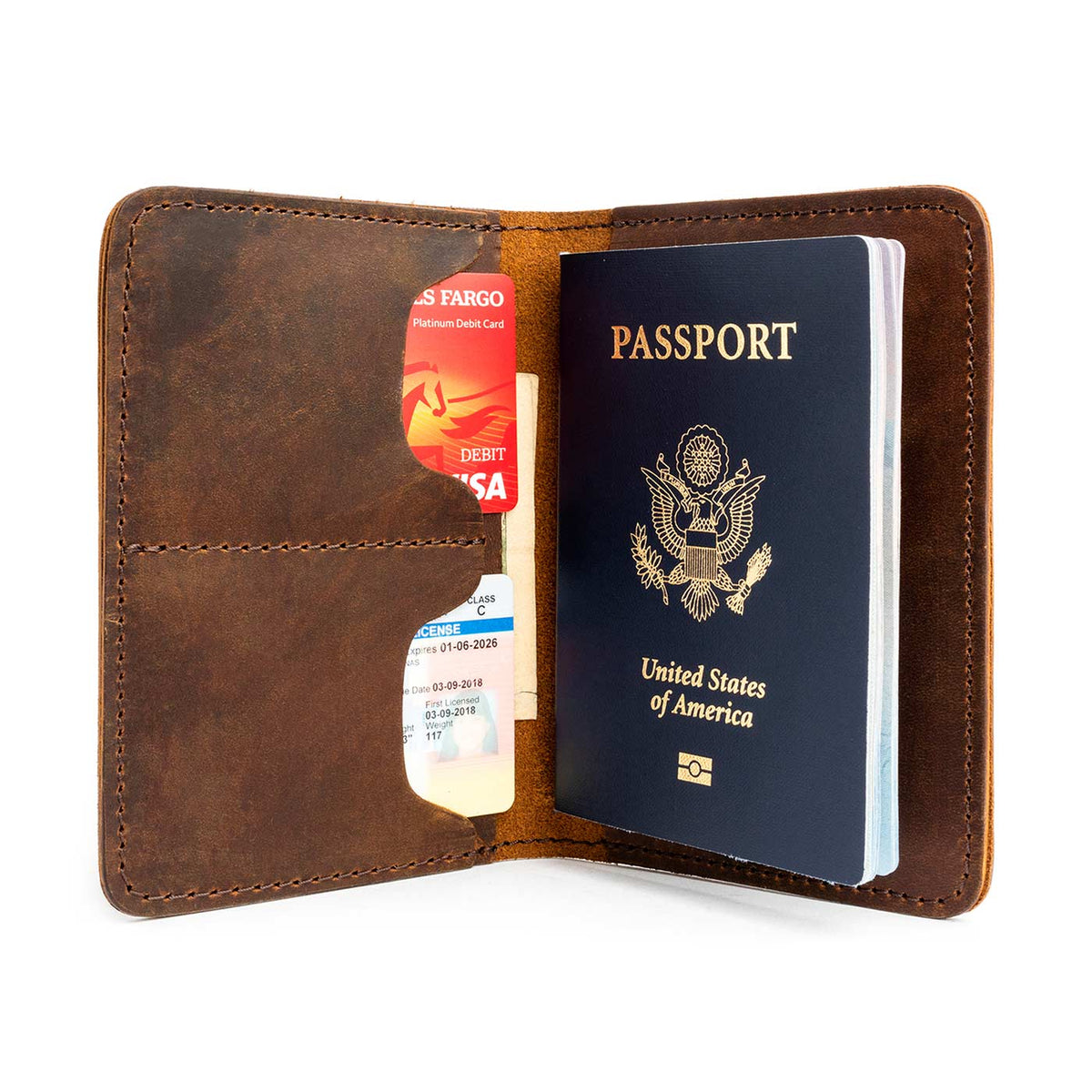 Almost Perfect' Leather Modern Passport Holder