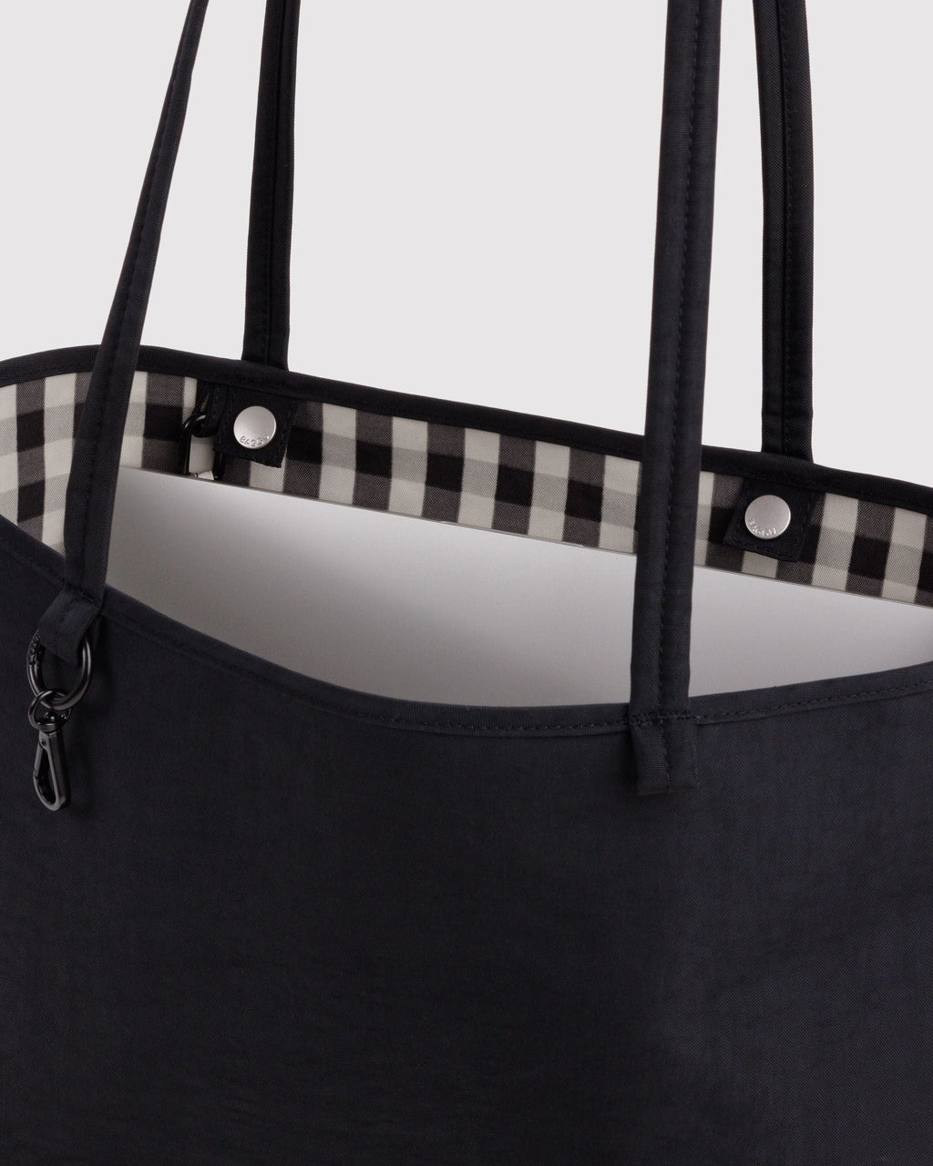 Medium Nylon Reversible Tote - Black Mix - image 5