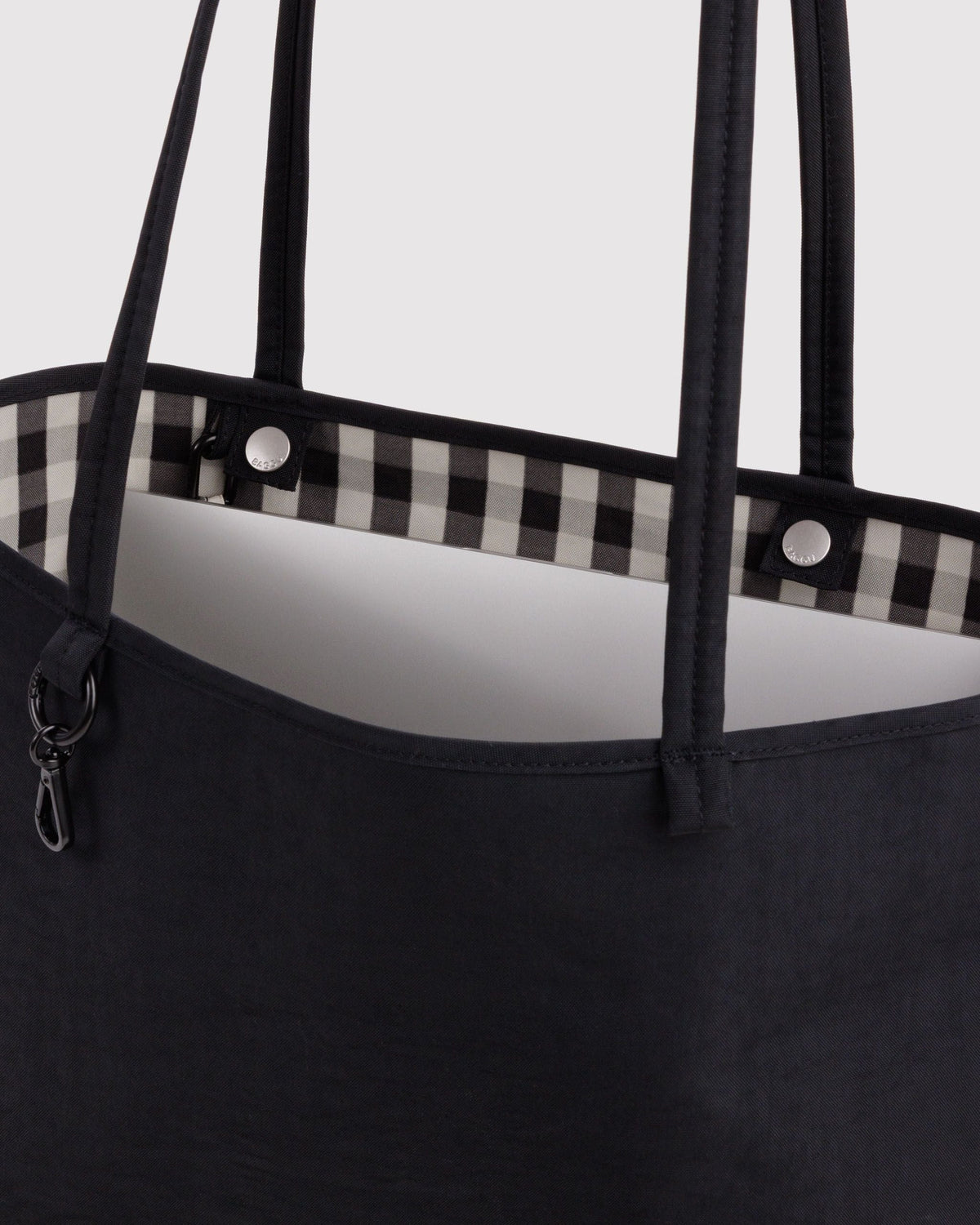 Medium Nylon Reversible Tote - Black Mix - image 5