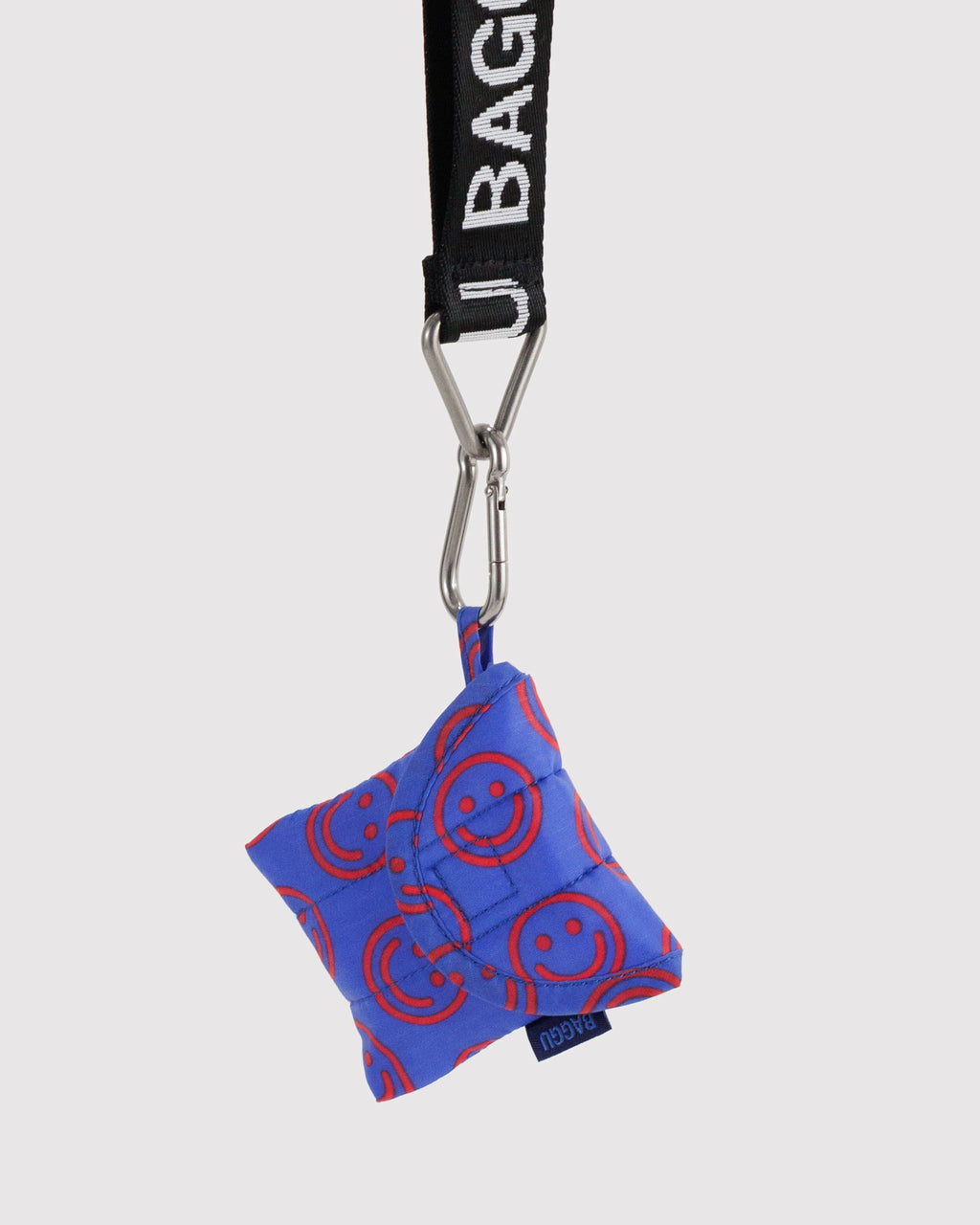 Puffy Earbuds Case - Mini Cobalt Happy - image 3
