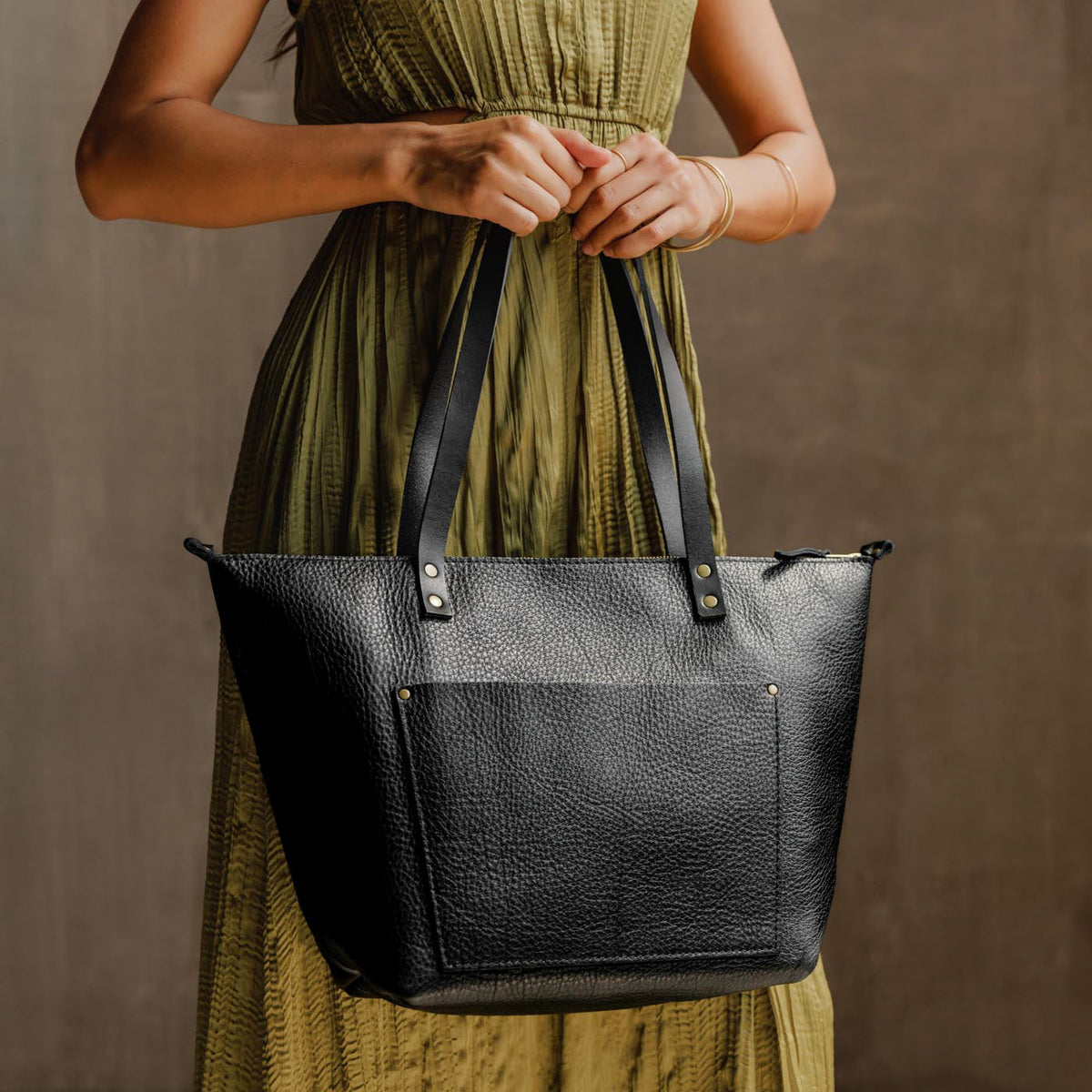 Almost Perfect' Leather Tote Bag