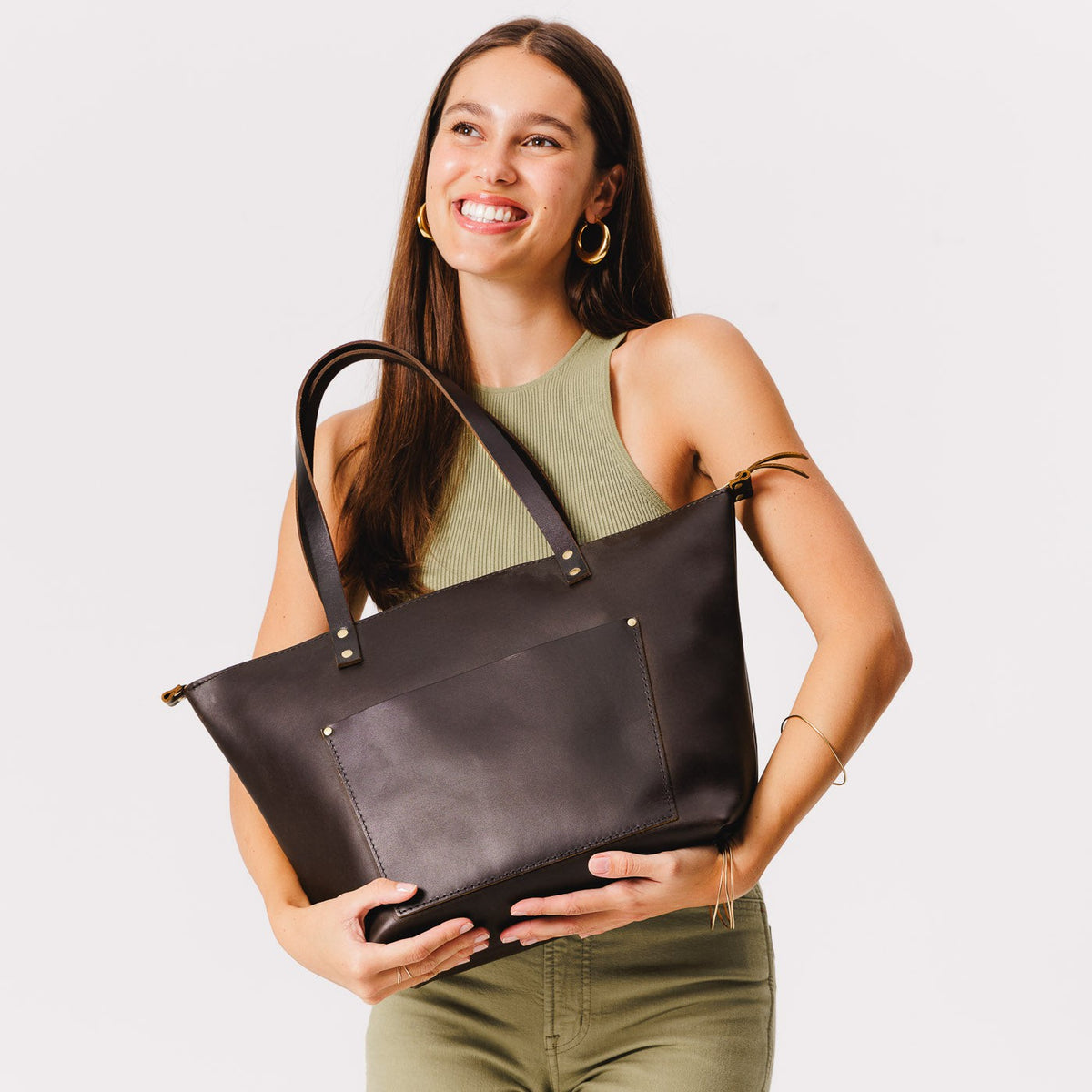 Almost Perfect' Leather Tote Bag