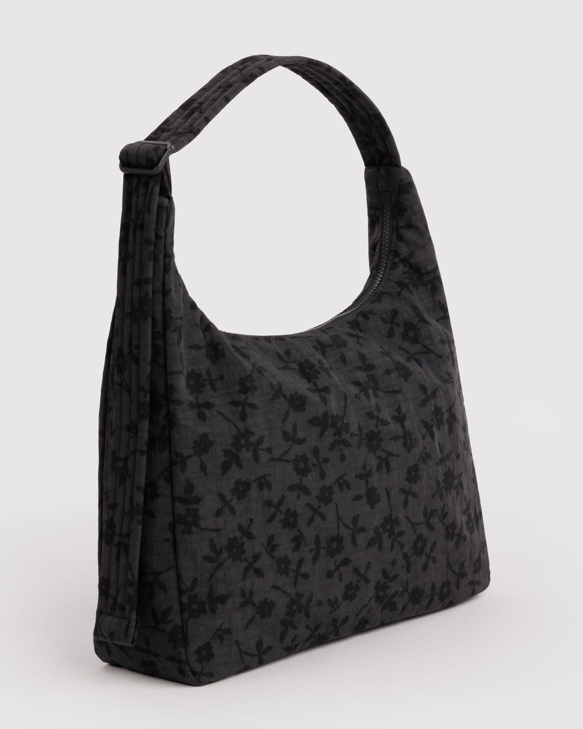 Nylon Shoulder Bag - Charcoal Ditsy Floral - image 3