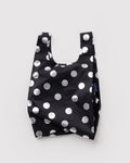 Baby Baggu - Silver Metallic Polka Dot