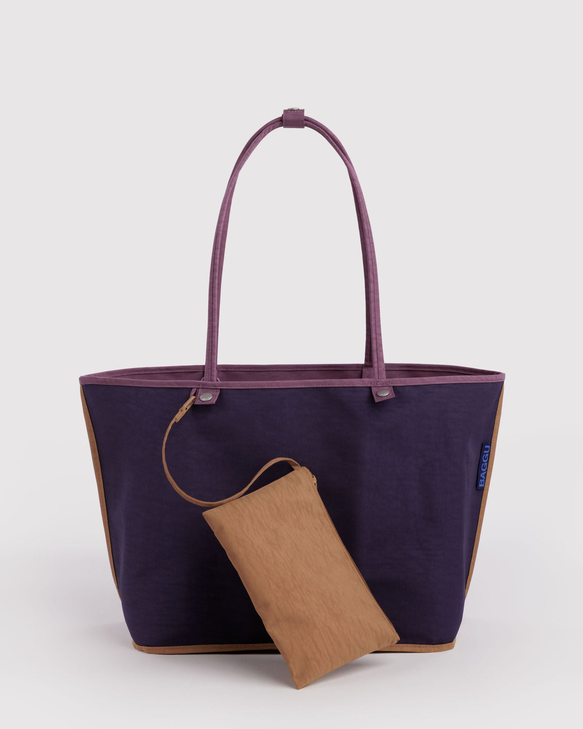 Large Nylon Reversible Tote - Wild Plum Mix - image 2