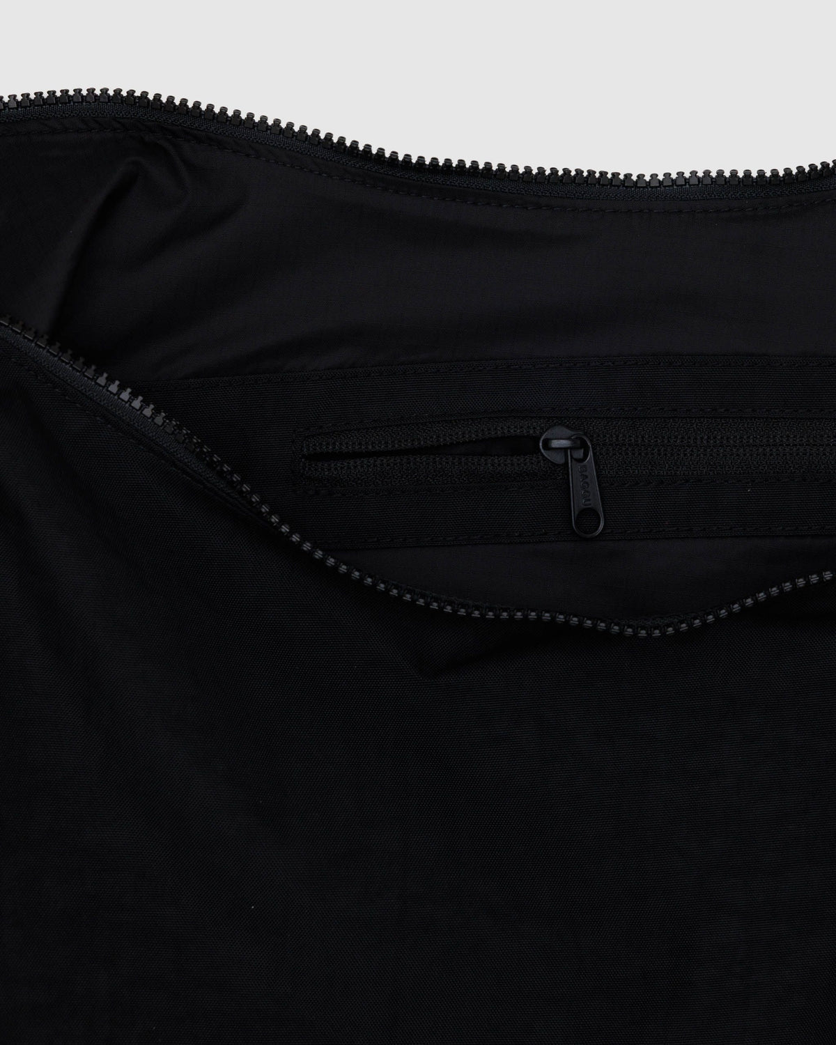 Large Nylon Crescent Bag - Black - image 3