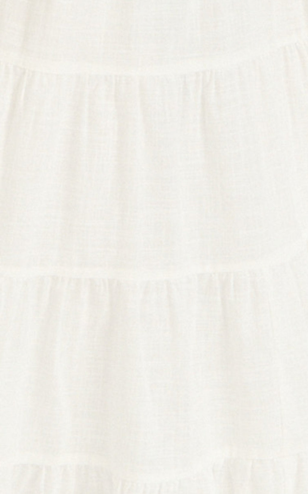 Aurora Maxi Skirt - Low Rise Tiered Maxi Skirt in Off White
