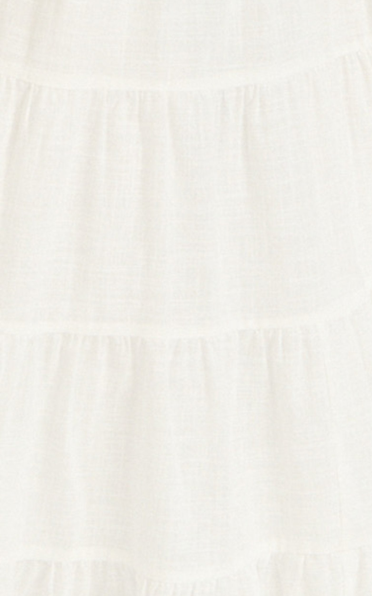 Aurora Maxi Skirt - Low Rise Tiered Maxi Skirt in Off White