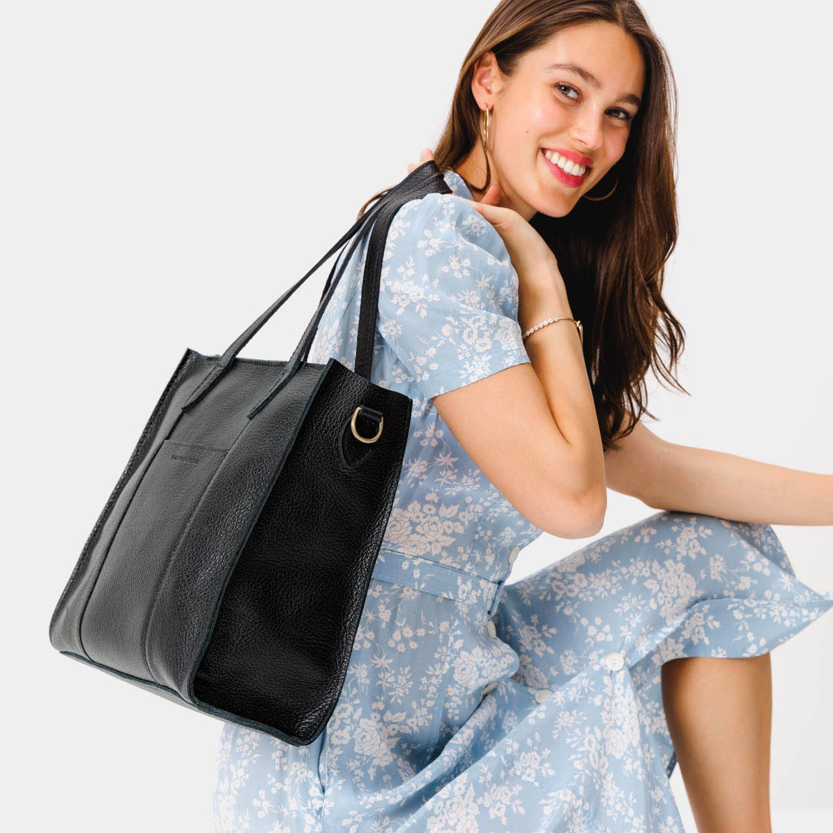 Almost Perfect' Large Lola Zipper Crossbody Tote