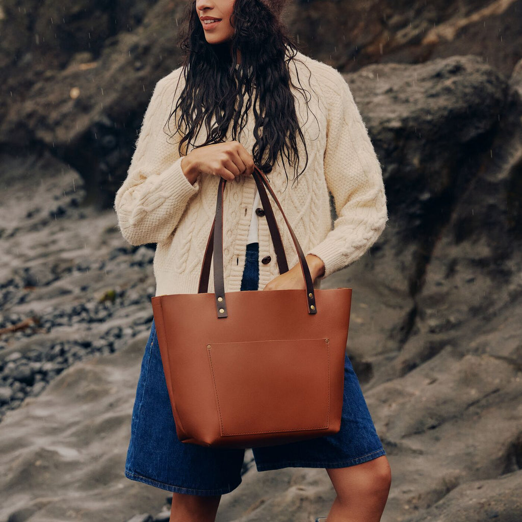 Almost Perfect' Leather Tote Bag