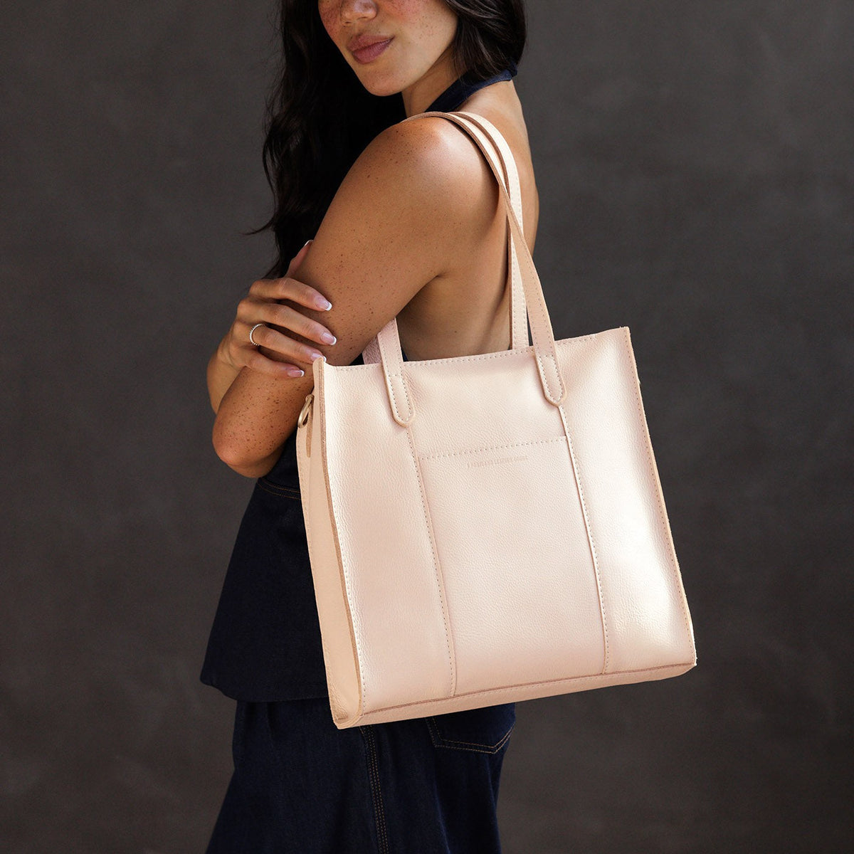 Almost Perfect' Large Lola Zipper Crossbody Tote