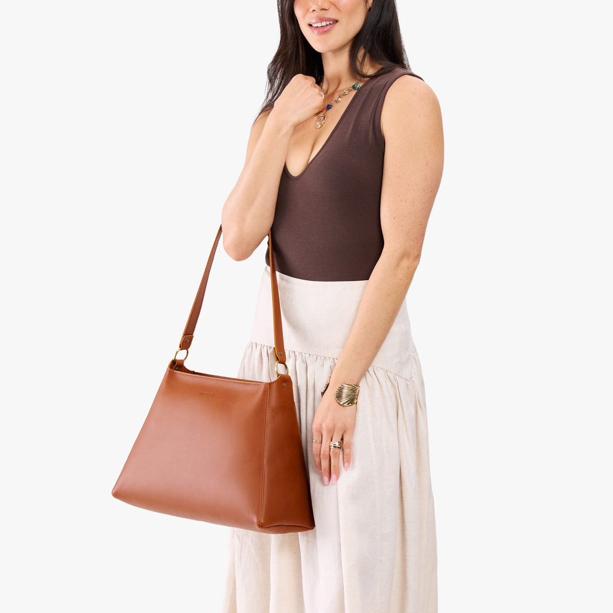 Almost Perfect' Triangle Shoulder Bag