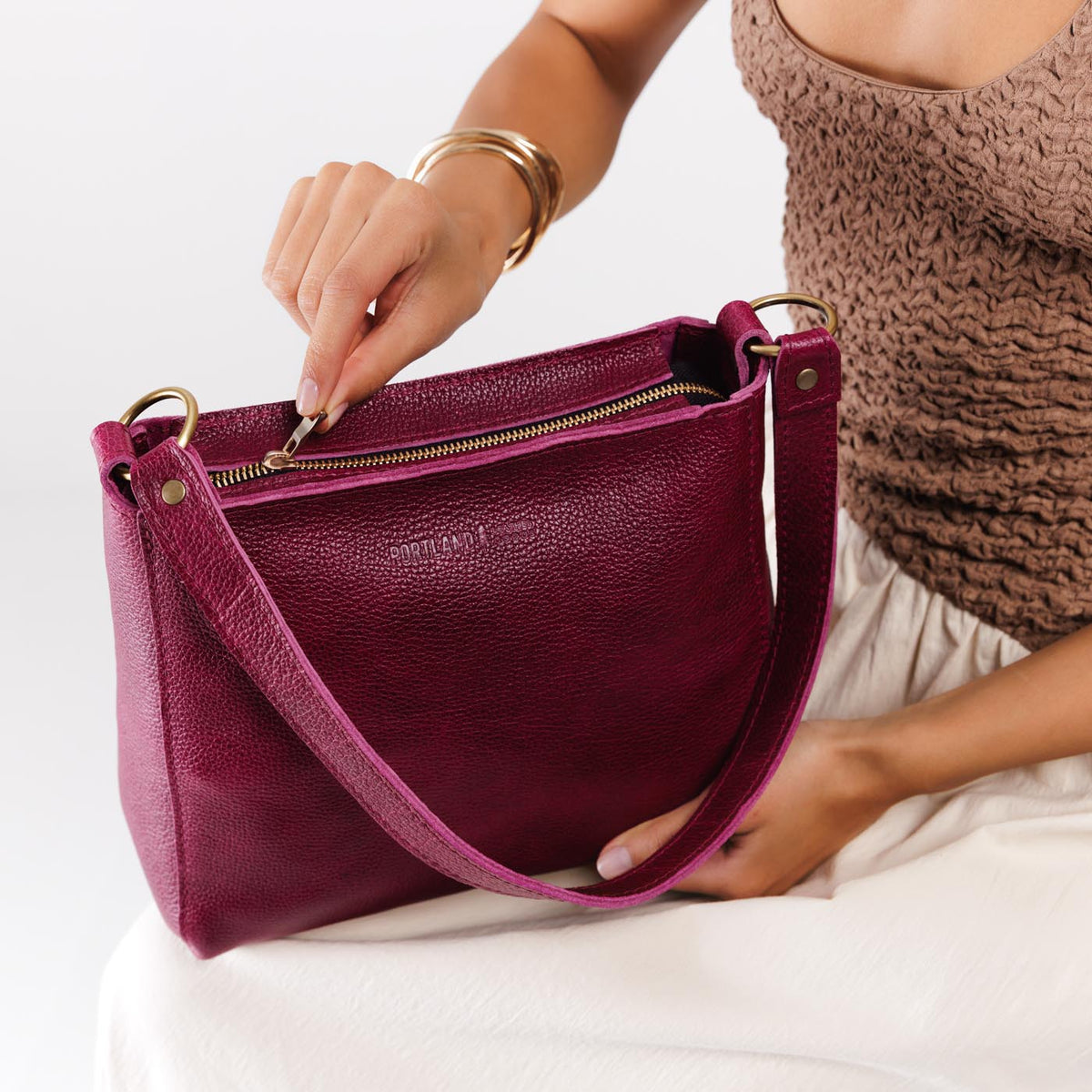 Almost Perfect' Triangle Shoulder Bag