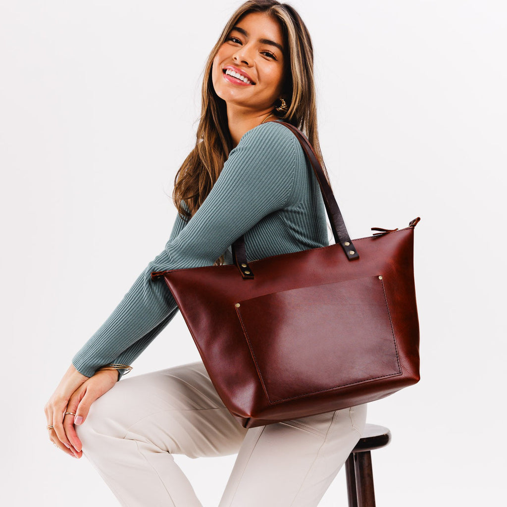 Almost Perfect' Leather Tote Bag